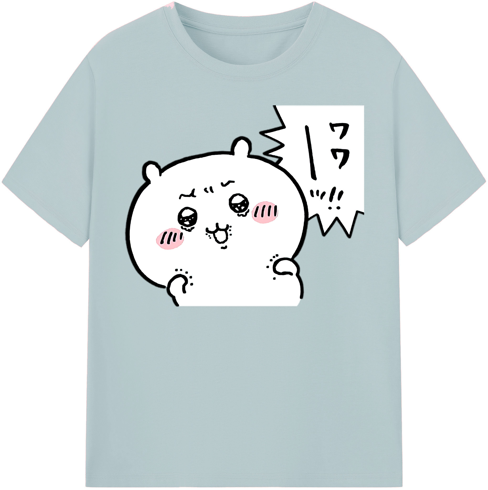 （画像用） ちいかわ ちいかわ Chii-kawa chiikawa 綿100％半袖Tシャツ（フロントプリント）